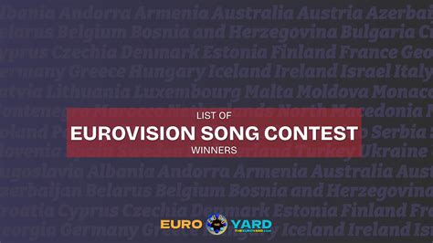 eurovision 2014 winners|List of Eurovision Song Contest winners .